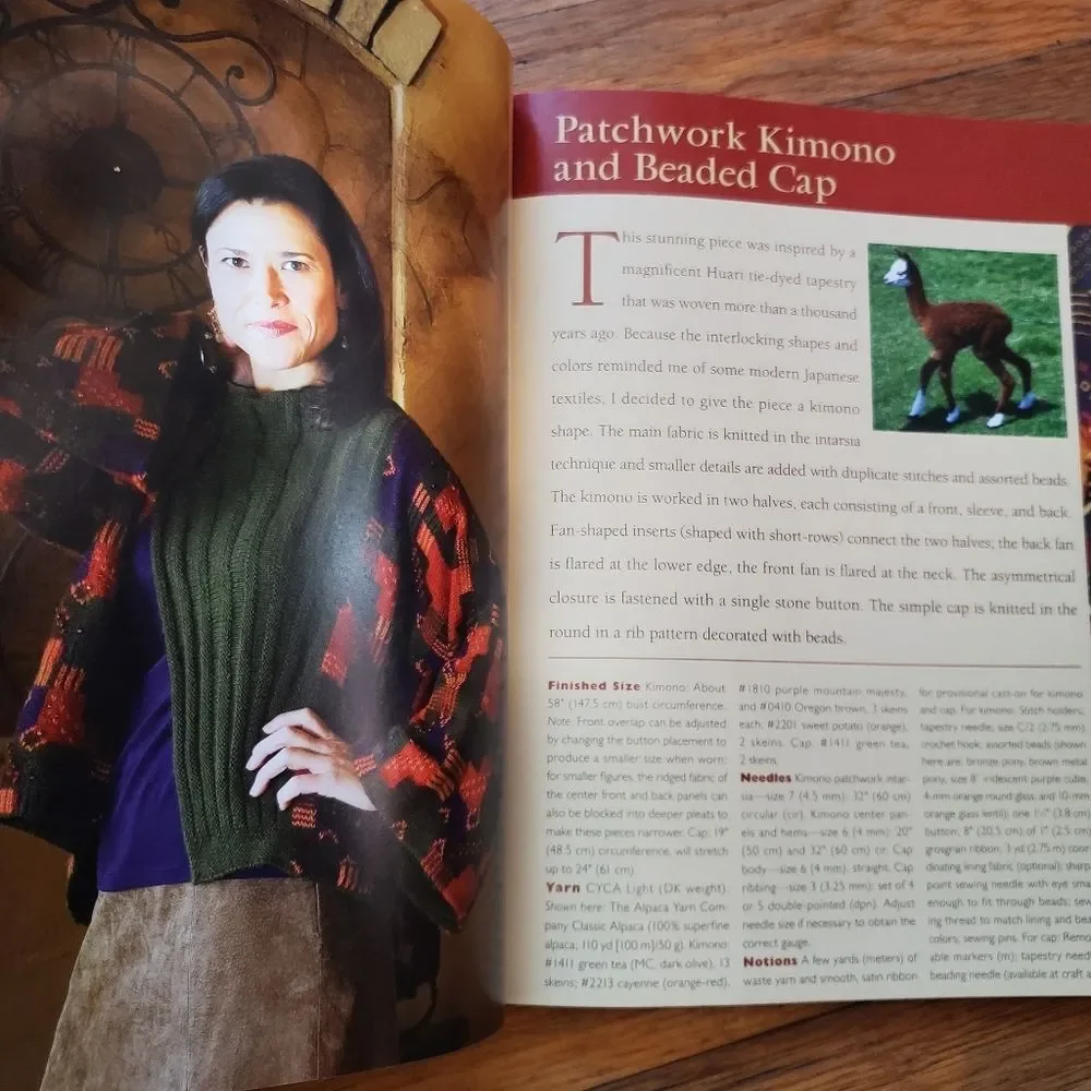 Andean inspired Knits designs in luxurious‎ alpaca Helen Hamann 2006